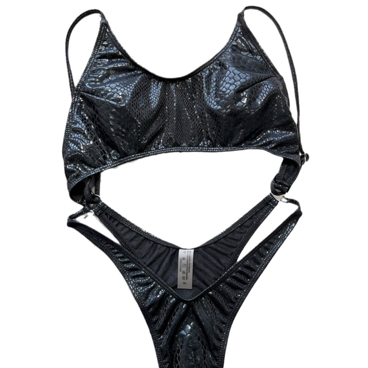 Damen Sleek und figurbetonter Cut-Out Bikini