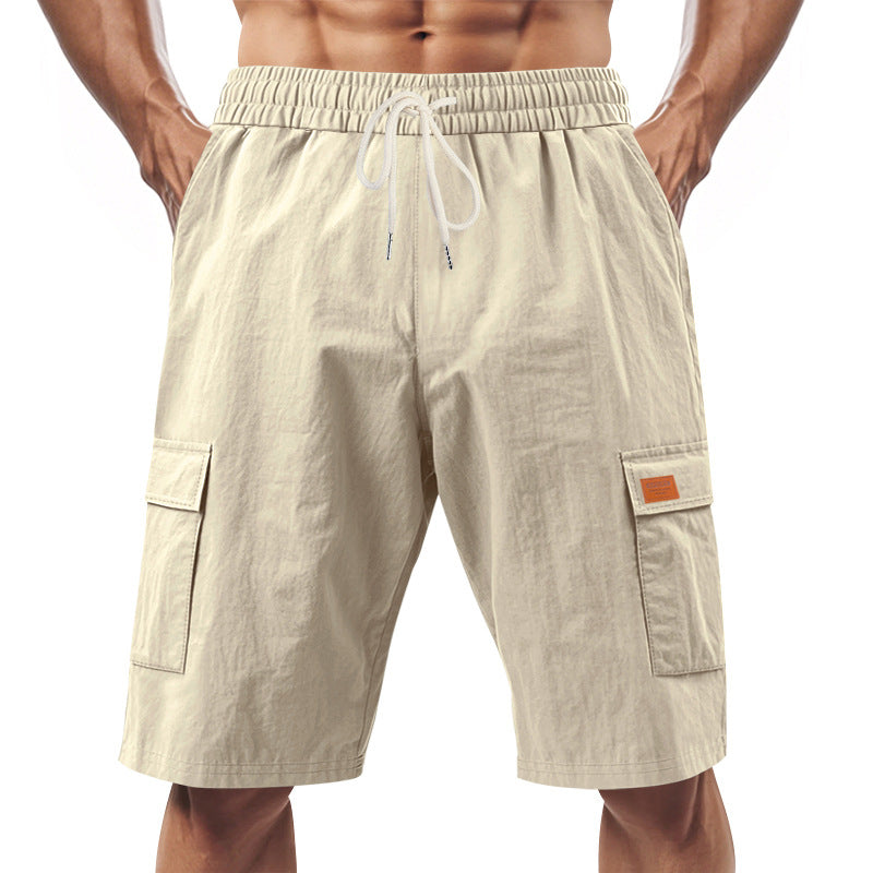 Herren Cargo-Shorts mit vielseitigen Taschen und elastischem Bund R&B