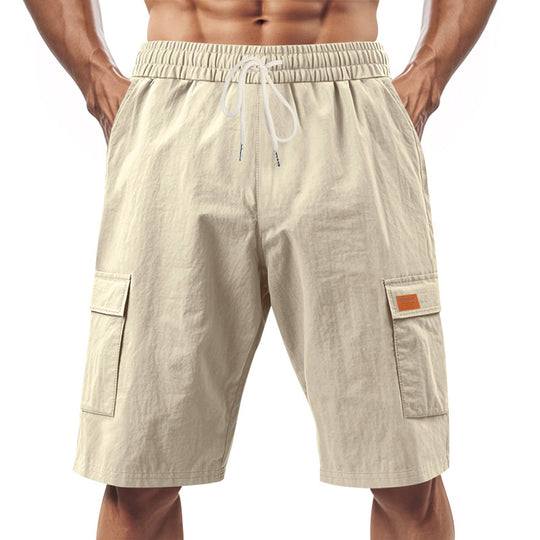 Herren Cargo-Shorts mit vielseitigen Taschen und elastischem Bund R&B