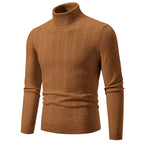 Herren Komfortabler Rollkragenpullover mit strukturiertem Design und hochwertiger Baumwolle