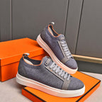 Damen sportliche Sneaker mit elastischem Strick-Obermaterial und rutschfester Sohle R&B