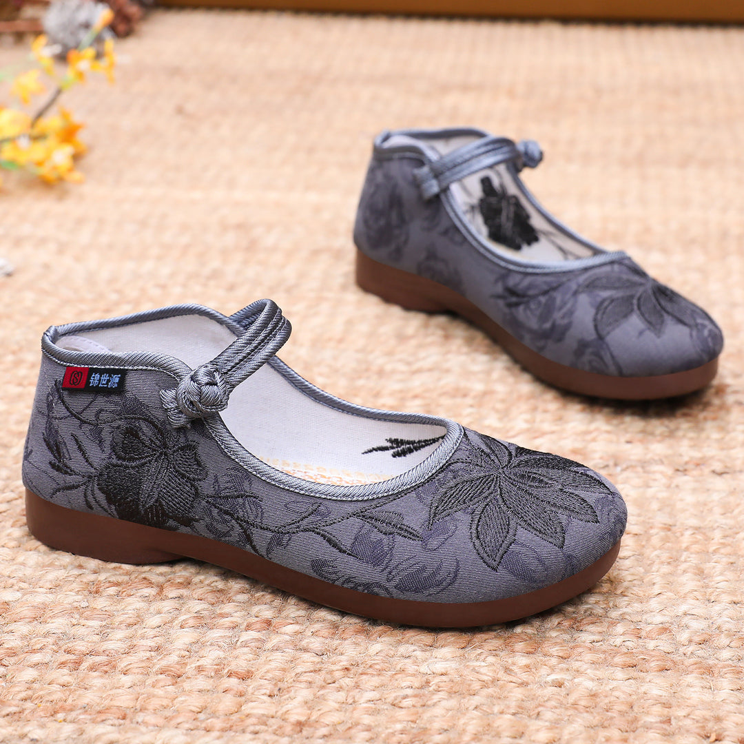 Damen Elegante und bequeme Ballerinas mit floralem Design R&B