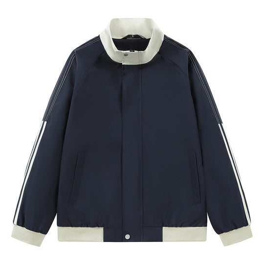 Damen sportliche Übergangsjacke mit hohem Kragen und seitlichen Eingrifftaschen R&B