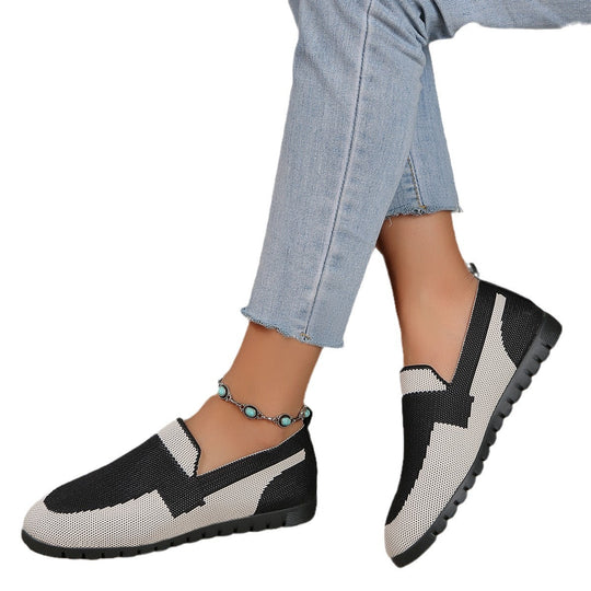 Damen atmungsaktive Ballerinas aus flexiblem Gewebe R&B