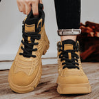 Damen Hohe und robuste Sneakers mit strapazierfähigem Obermaterial und rutschfester Sohle R&B