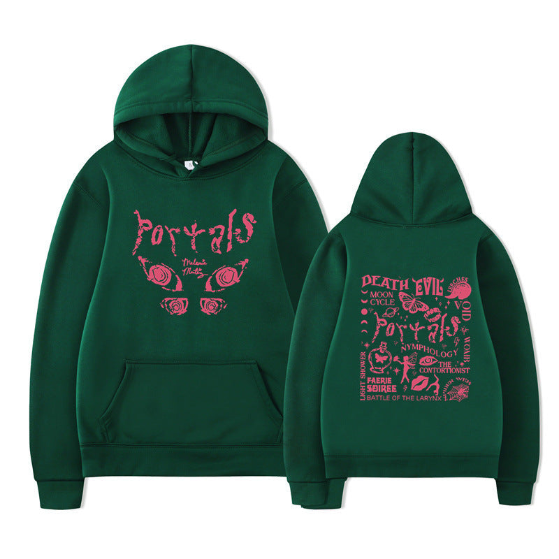 Damen Kapuzenpullover mit kreativem Motiv und bequemer Passform R&B