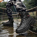 Herren wasserdichte Sicherheitsstiefel mit rutschfester Sohle und atmungsaktiver Membran R&B