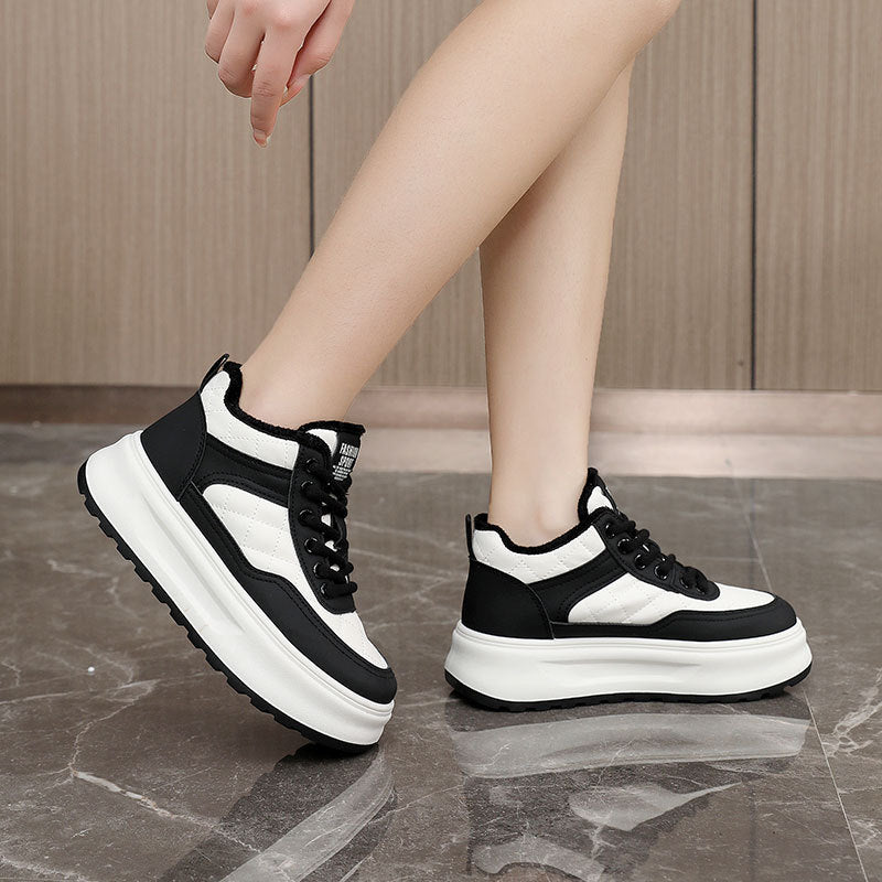 Damen Sportliche High-Top Sneakers mit Weichfutter und rutschfester Sohle R&B