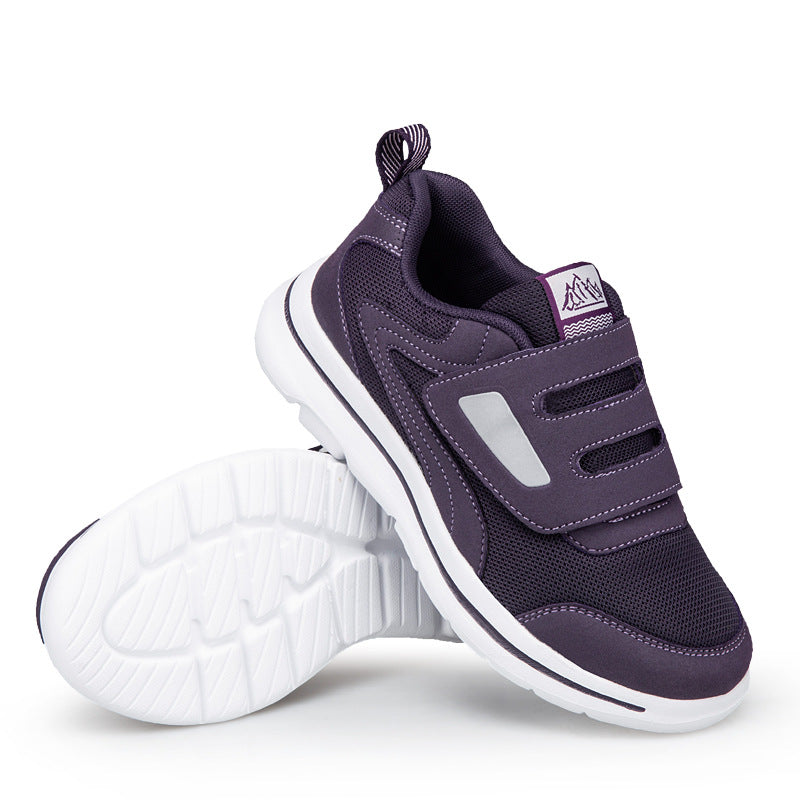 Damen Freizeitsneaker mit verstellbarem Klettverschluss und atmungsaktiver Mesh-Oberfläche R&B