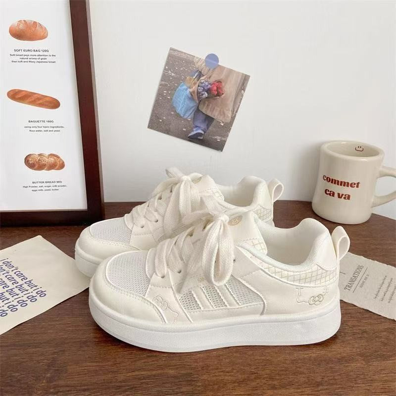 Damen Sportliche Hochsohle Sneakers mit verspieltem Design R&B