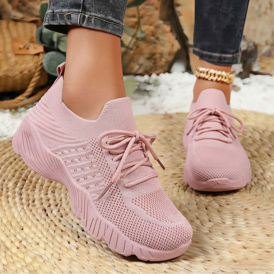 Damen Atmungsaktive sportliche Sneaker mit elastischem Obermaterial R&B