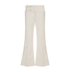 Damen Flared Pants mit modischem Taillengürtel R&B