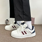 Damen modische Sneakers mit atmungsaktiven Mesh-Einsätzen und rutschfester Sohle