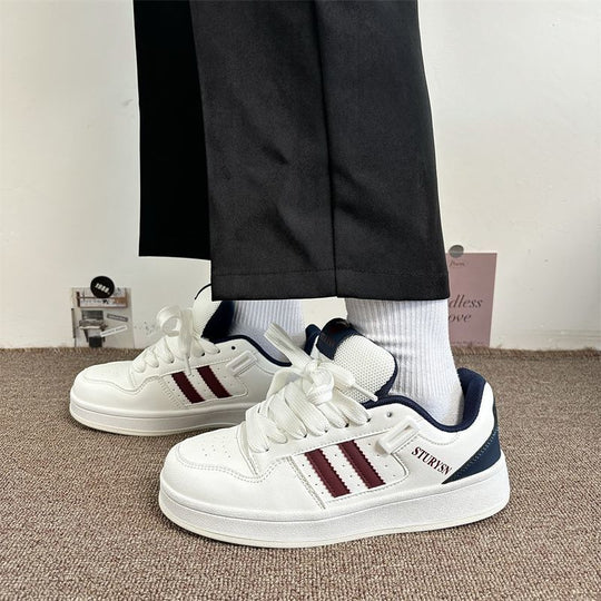 Damen modische Sneakers mit atmungsaktiven Mesh-Einsätzen und rutschfester Sohle R&B