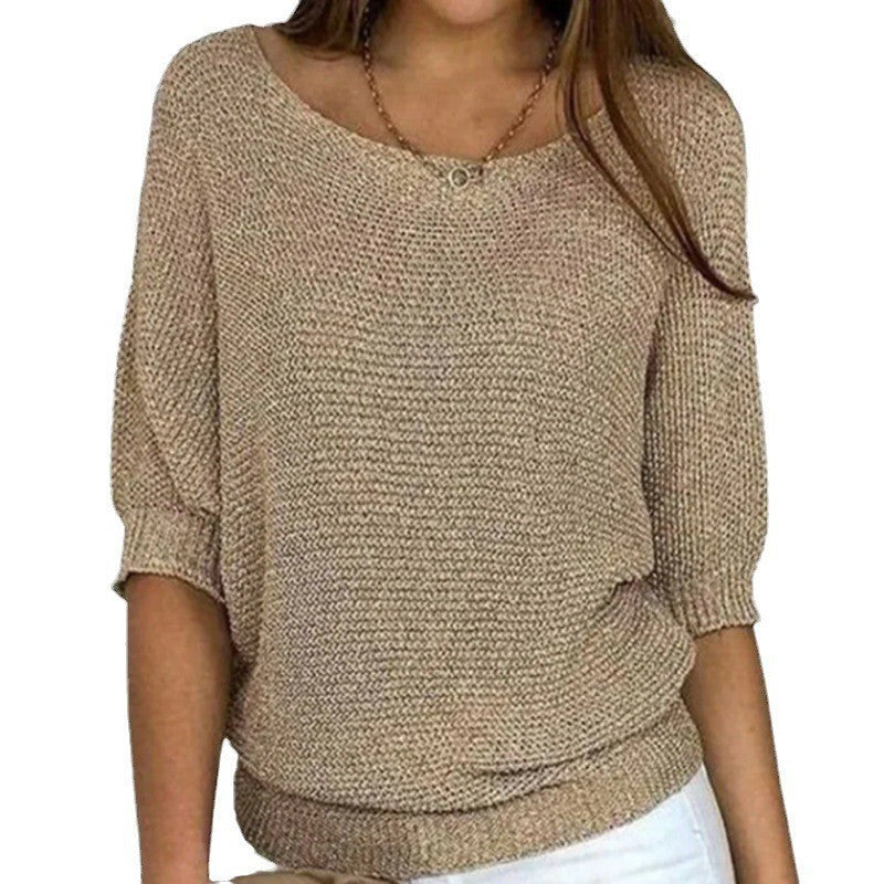 Damen lässiger Pullover R&B