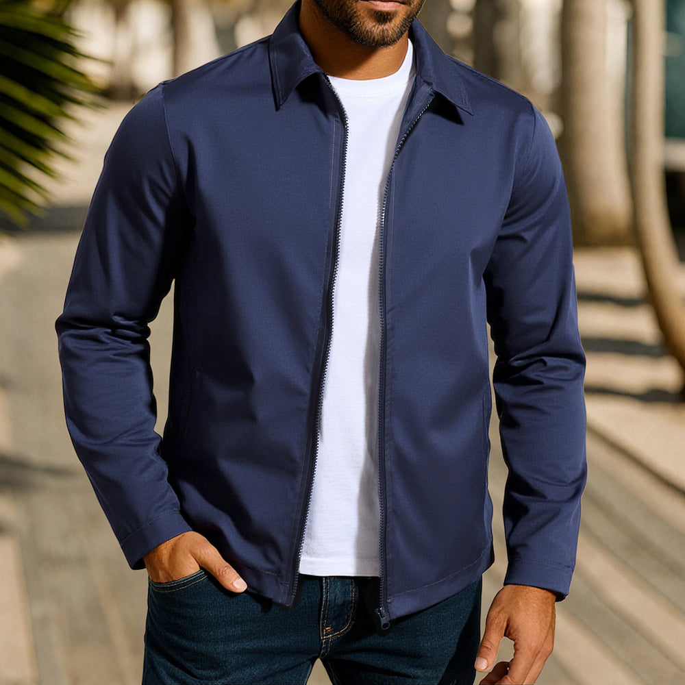 Herren lässige Freizeitjacke mit innovativer Windschutztechnologie R&B