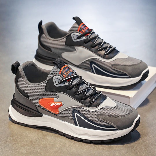 Damen Sportliche Sneakers mit atmungsaktiver Mesh-Konstruktion und dämpfendem Sohlenprofil R&B