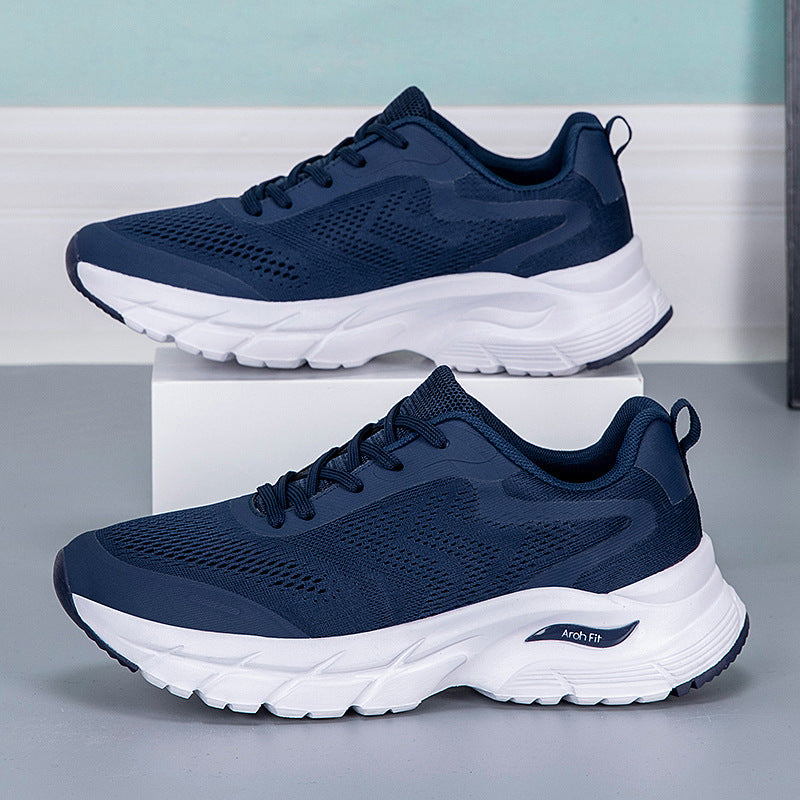 Damen Sportliche Laufschuhe mit atmungsaktivem Mesh-Obermaterial und stoßdämpfender Sohle R&B