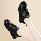 Damen modische Sneakers mit dicker Sohle und angesagtem Design R&B