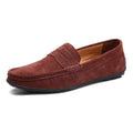 Herren nan eleganter Wildleder-Loafer mit handgenähter Moccasinnaht und rutschfester Gummiprofilsohle R&B