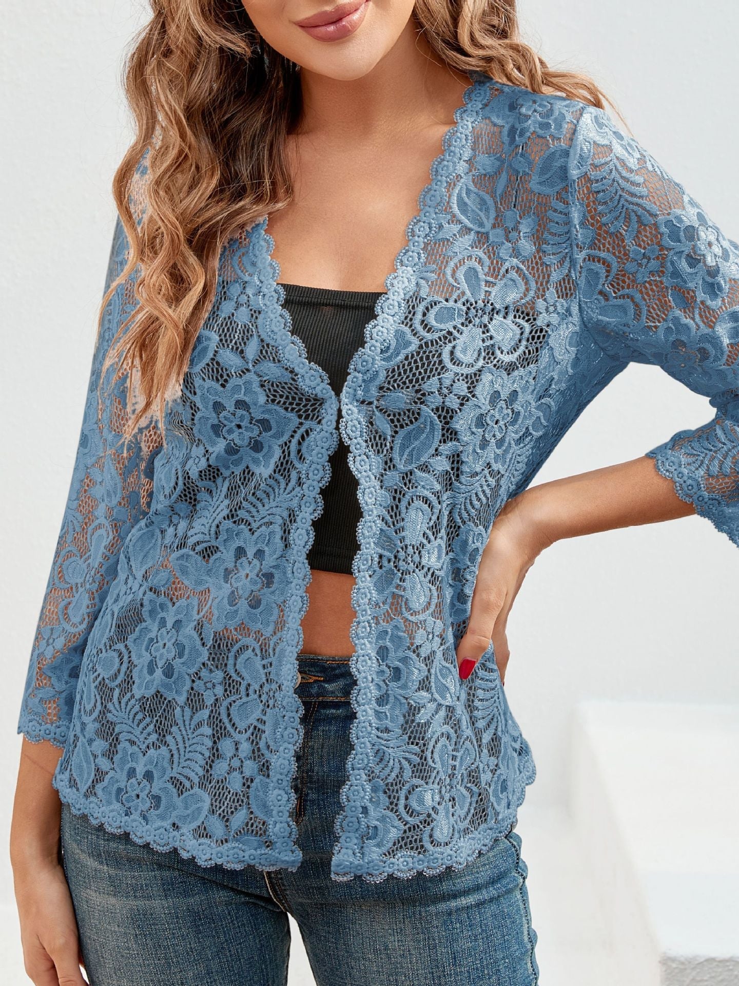 R&B | Eleganter Blazer mit Spitze