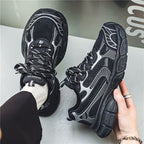 Damen Sportliche Sneakers mit atmungsaktiver Mesh-Oberfläche und rutschfester Sohle R&B