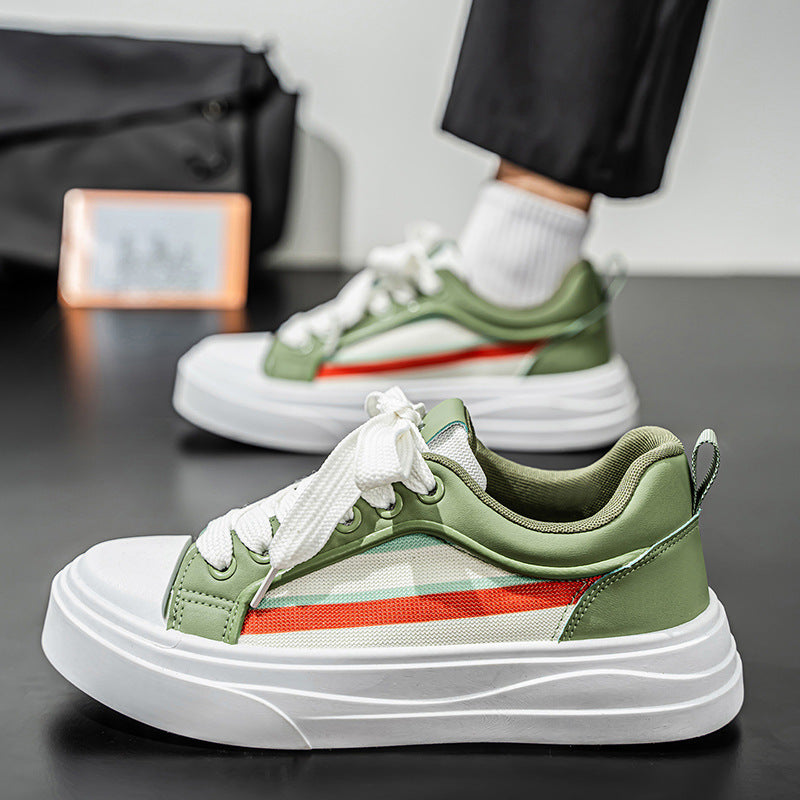 Damen Modische Sneakers mit komfortabler Plattform und atmungsaktiver Obermaterialkombination R&B