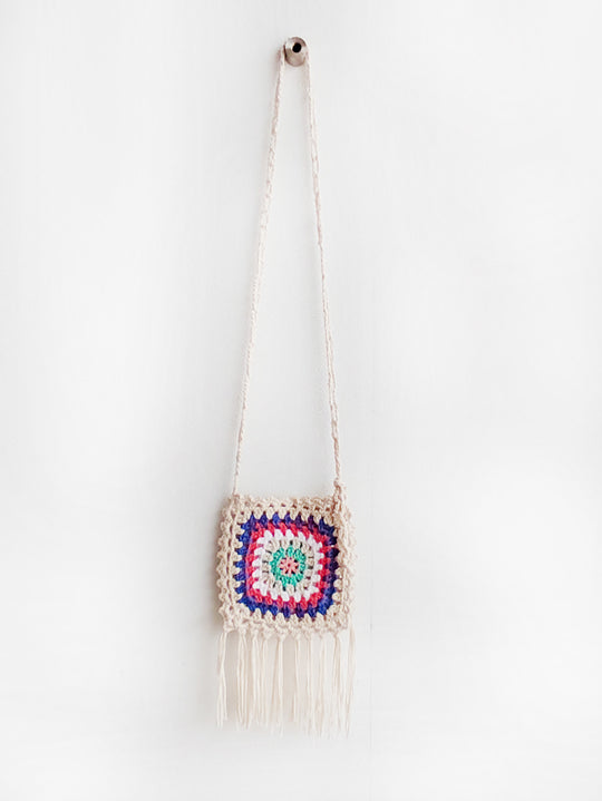 Damen Handgefertigte Häkel Tasche R&B