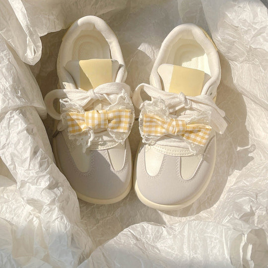Damen Sneaker mit verspielten Schleifen und atmungsaktivem Obermaterial R&B