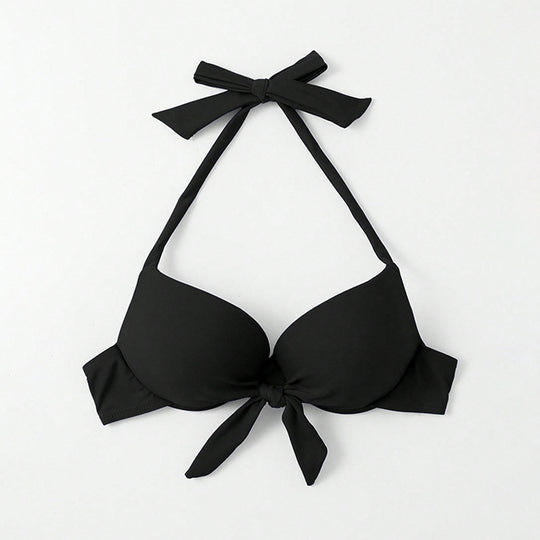 Damen Push-Up-Bikini-Top mit elegantem Schleifen-Design R&B