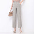 Damen Weite Pantoletten High Waist Schnitt