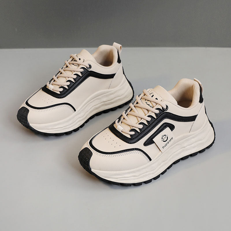 Damen Sportliche Chunky Sneakers mit rutschfester Gummisohle und atmungsaktivem Obermaterial R&B