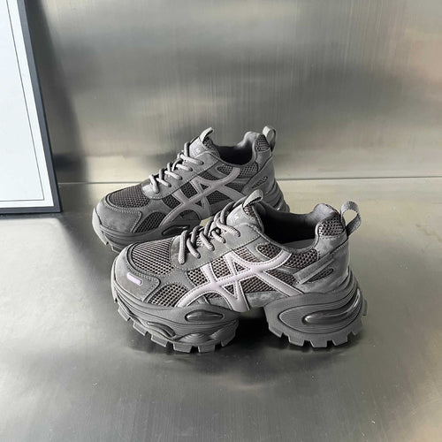 Damen Sportliche Chunky Sneakers mit atmungsaktivem Mesh und robustem Profil R&B