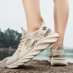 Damen Sportliche Sneaker mit atmungsaktiver Mesh-Oberfläche und stoßdämpfender Sohle