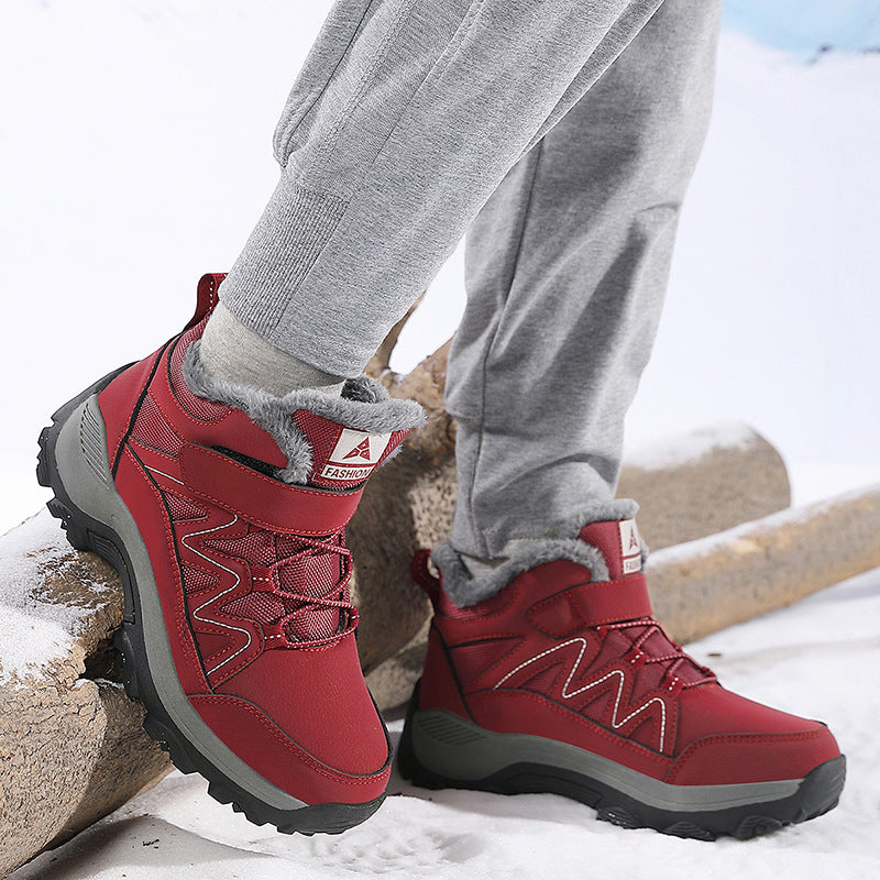 Damen isolierte Outdoor-Wanderstiefel mit rutschfester Sohle und atmungsaktivem Obermaterial R&B