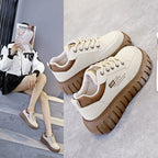 Damen modische Plattform Sneakers mit dynamischem Design und dämpfender Sohle R&B
