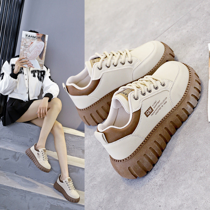 Damen modische Plattform Sneakers mit dynamischem Design und dämpfender Sohle R&B