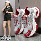 Damen Lauf-Sneaker mit atmungsaktivem Mesh-Obermaterial und stoßdämpfender Sohle R&B