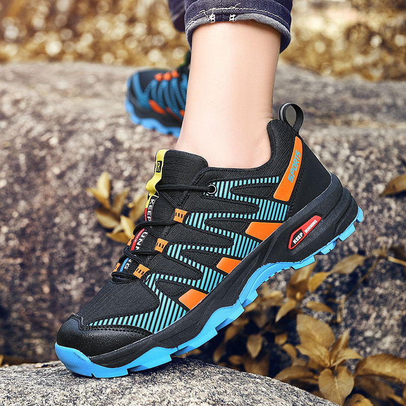 Damen Lauf- und Wanderschuhe mit rutschfester Sohle und atmungsaktivem Obermaterial