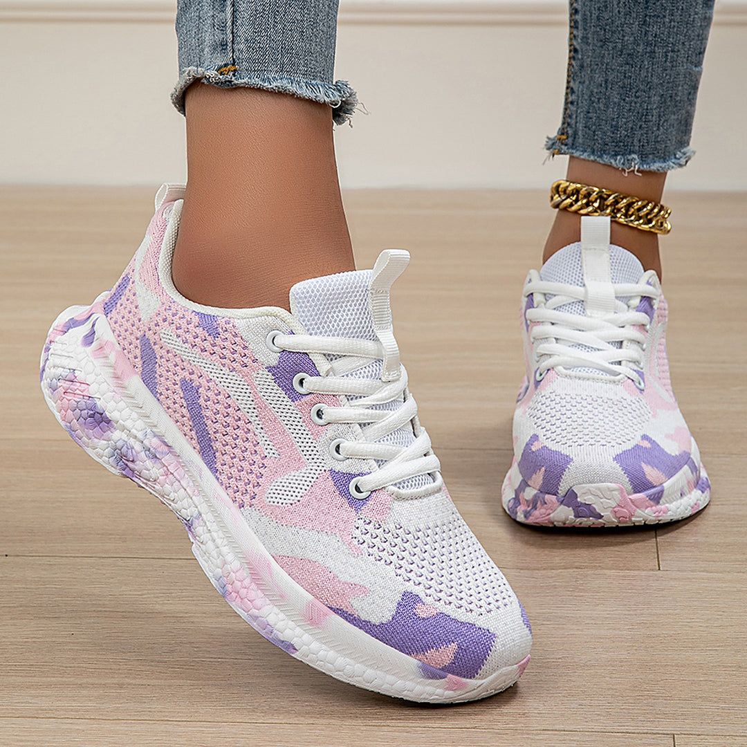 Damen modische Sneakers mit atmungsaktiver Laufsohle und flexibler Dämpfung R&B