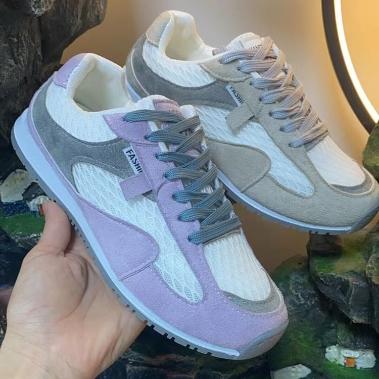 Damen Atmungsaktive Sneaker mit flexiblem Obermaterial und rutschfester Sohle R&B