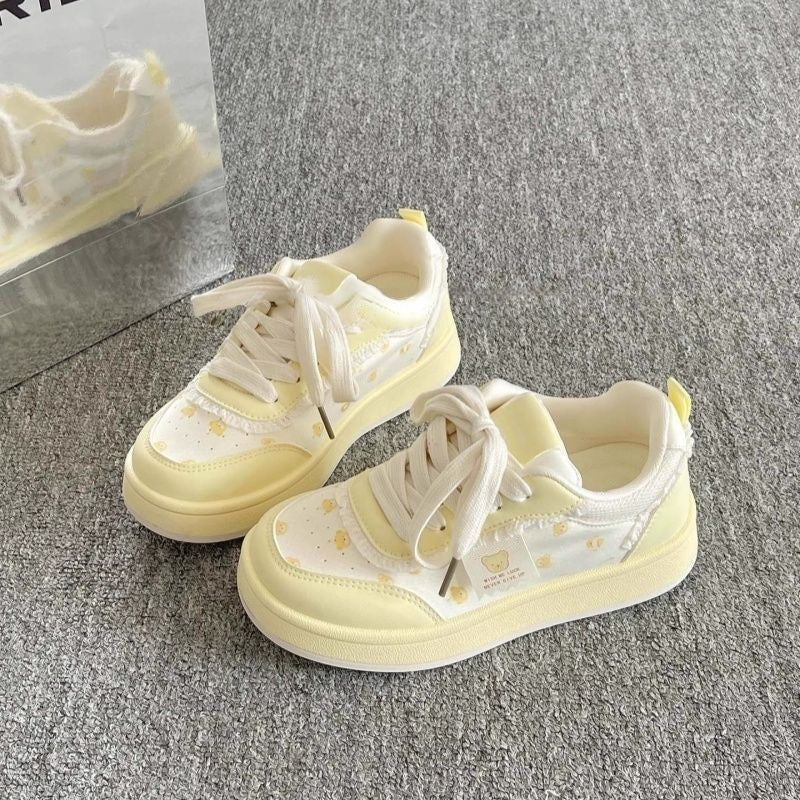 Damen Schnürsneaker mit verspieltem Design und dämpfender Sohle R&B