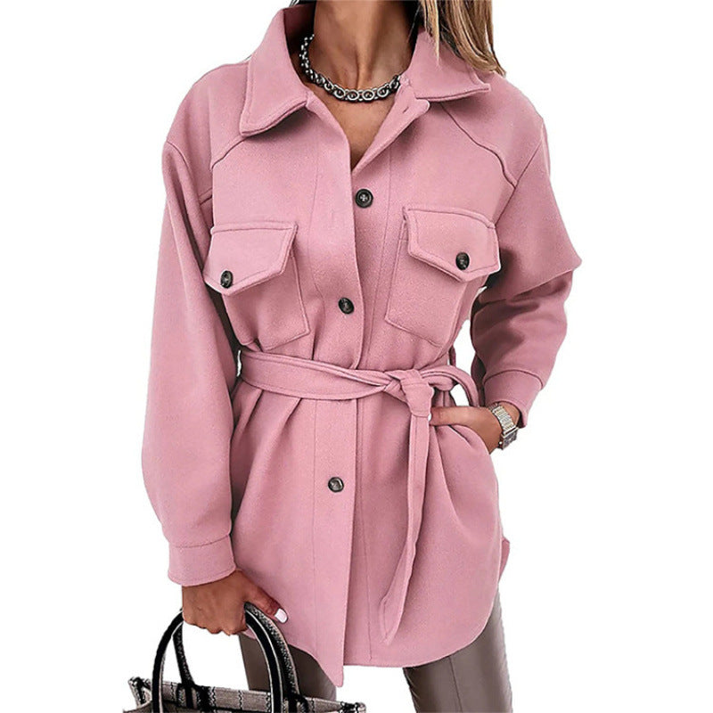 Damen modische Overshirtjacke R&B
