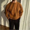 Herren lässiger Pullover mit strukturiertem Design R&B