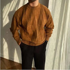 Herren lässiger Pullover mit strukturiertem Design R&B