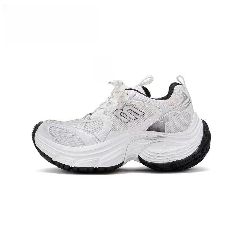 Damen Sportliche Läufersneaker mit ergonomischem Sohlenprofil und atmungsaktivem Mesh-Obermaterial R&B
