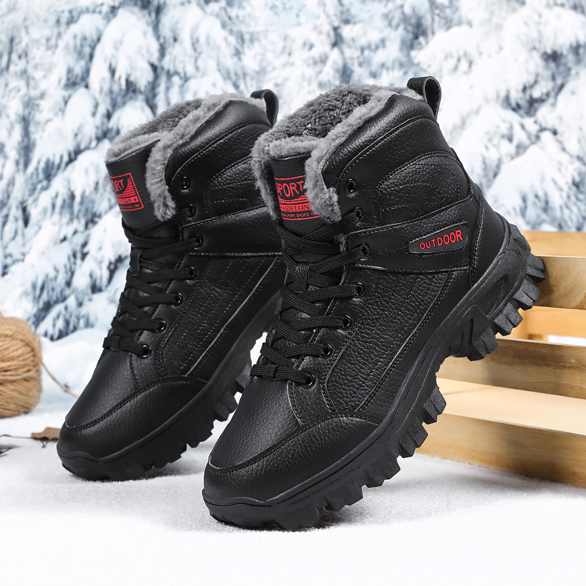 Damen Multifunktionale Winterstiefel mit isolierendem Innenfutter und rutschfester Sohle