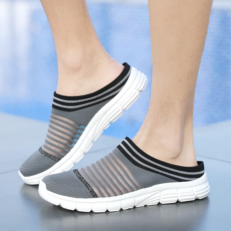 Damen Freizeit-Sneaker mit flexiblem Strick-Obermaterial und rutschfester Sohle