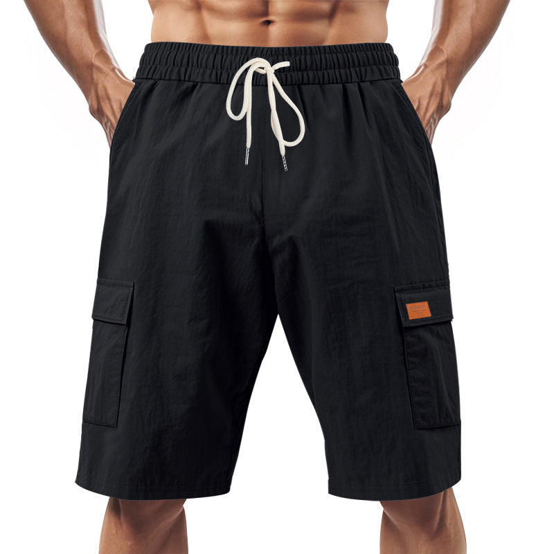 Herren Cargo-Shorts mit vielseitigen Taschen und elastischem Bund R&B