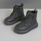 Damen stilvolle Winterstiefel mit elegantem Kunstfell und rutschfester Sohle R&B